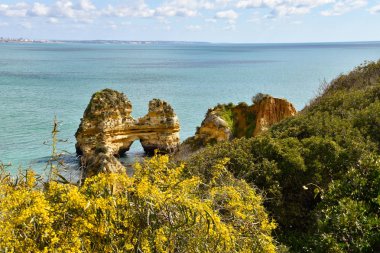 Algarve Portekiz bir dünyada en güzel manzara