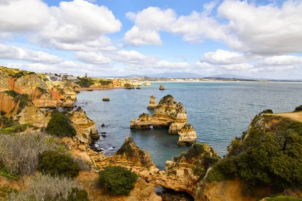 Costa Algarve Portugal Lagos Faro Albufeira — Fotografia de Stock