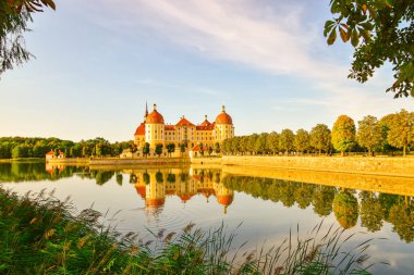 Tarihi av köşkü Moritzburg, barok lodge Moritzburg