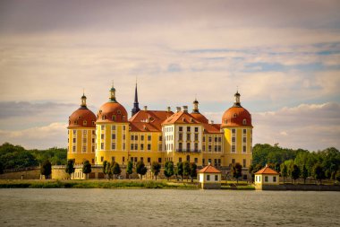 Tarihi av köşkü Moritzburg, barok lodge Moritzburg