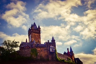 Moselle 'deki Cochem şehri