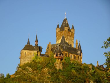 Moselle 'deki Cochem şehri