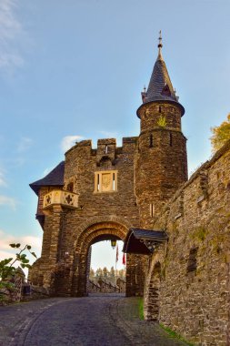 Moselle 'deki Cochem şehri