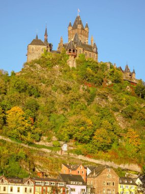 Moselle 'deki Cochem şehri