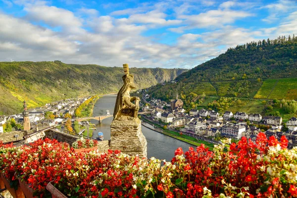 Moselle Deki Cochem Şehri — Stok fotoğraf