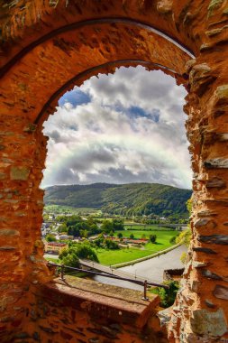 Saar 'daki Saarburg şehri.