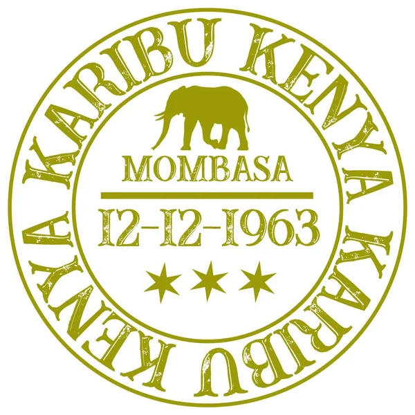 欢迎肯尼亚Karibu肯尼亚 — 图库照片
