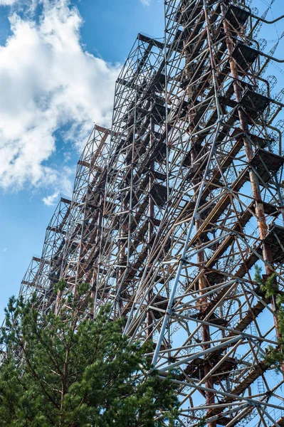 Telecommunication Radio Center Pripyat Chernobyl Area Known Arc Duga Called — Stock Photo, Image