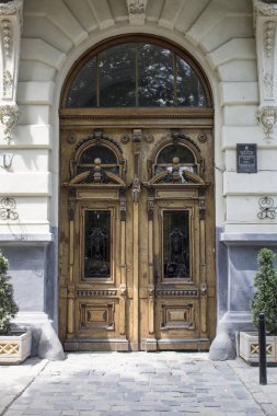 Antika antika eski stil ahşap kapı fotoğrafı