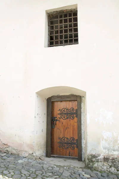 Photo of antique vintage old style wooden door — Stock Photo, Image