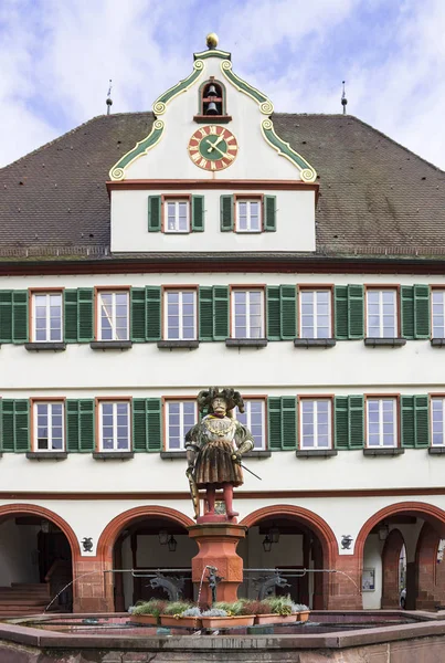 Mooie oude Duitse stad of in de buurt van Stuttgart. Weil Der Stadt, Duitsland — Stockfoto