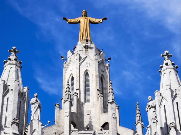A templom a Szent szív, Jézus, Barcelona, Spanyolország — Stock Fotó