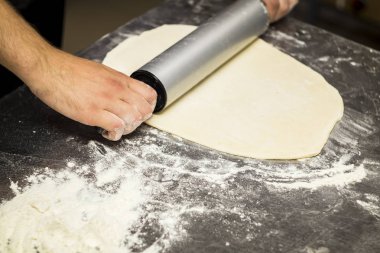 Pizza chef mutfak pişirme