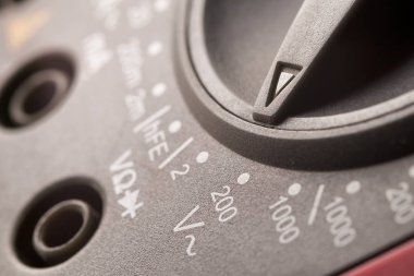 multimetre anahtarı yakın çekim elektronik