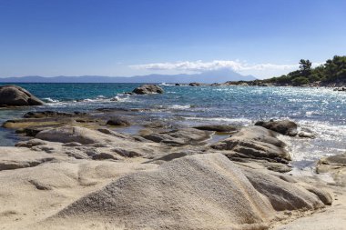 Güzel yaz sahil manzara