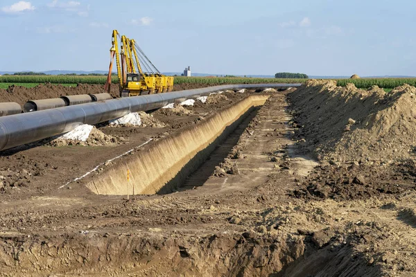 Instalación y construcción de gasoductos —  Fotos de Stock