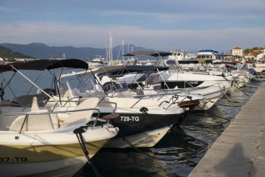 Tekne İstasyonu Trogir, Hırvatistan 13 Eylül 2018