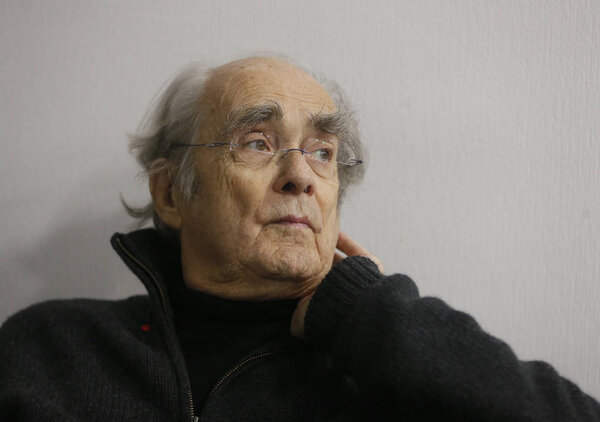 French composer Michel Legrand in Kiev, Ukraine December 11, 2015