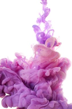 Suda mürekkep. Splash Boya karıştırma. Çok renkli sıvı boya. Arka plan rengi