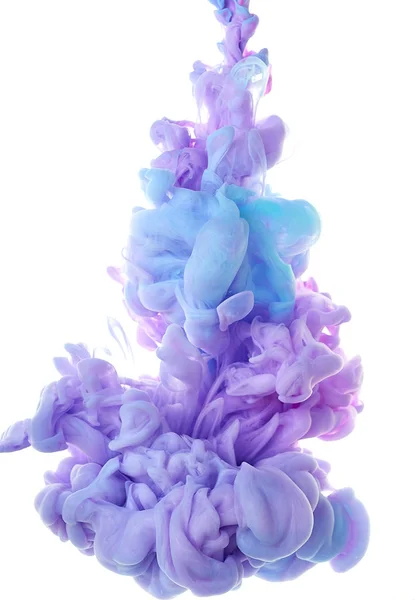 Μελάνι Νερό Splash Χρώμα Ανάμειξης Πολύχρωμα Βαφής Υγρό Αφηρημένα Φόντο — Φωτογραφία Αρχείου