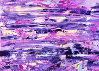 Elle çizilmiş yağlı boya. Soyut sanat arka plan. Renkli tuval üzerine akrilik resim dokulu. Sanat parçası. Modern sanat.