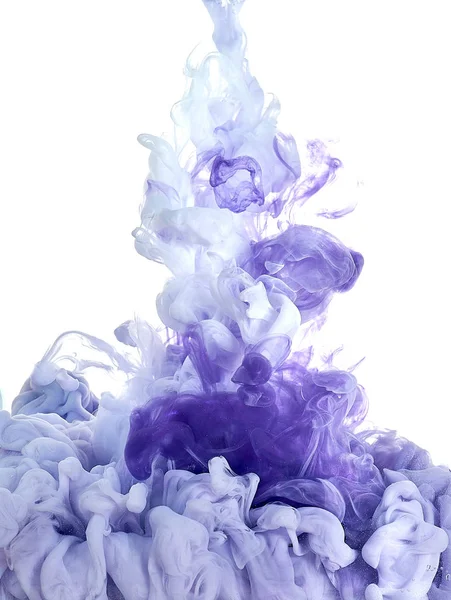 Ink Víz Splash Festék Keverés Tarka Folyékony Festéket Absztrakt Háttér — Stock Fotó