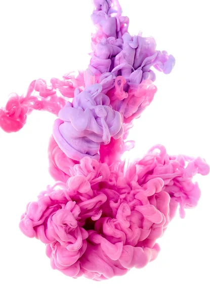 Inchiostro Acqua Miscelazione Della Vernice Colorante Liquido Multicolore Colore Sfondo — Foto Stock