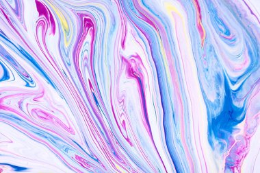 Sanat sıvı. Renkli arka plan, duvar kağıdı. Boya karıştırma. Modern sanat. Mermer doku
