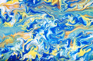 Sanat sıvı. Renkli arka plan, duvar kağıdı. Boya karıştırma. Modern sanat. Mermer doku