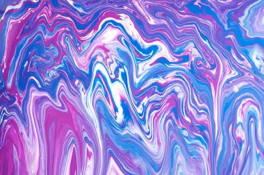 Sanat sıvı. Renkli arka plan, duvar kağıdı. Boya karıştırma. Modern sanat. Mermer doku