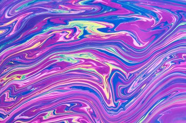 Sanat sıvı. Renkli arka plan, duvar kağıdı. Boya karıştırma. Modern sanat. Mermer doku