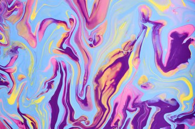 Sanat sıvı. Renkli arka plan, duvar kağıdı. Boya karıştırma. Modern sanat. Mermer doku