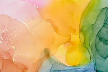 Akışkan Sanat . Soyut renkli arka plan, duvar kağıdı. Akri karıştırma