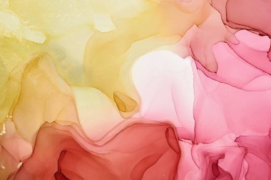  Soyut renkli arka plan, duvar kağıdı. Akrilik boyaların karıştırılması.