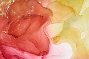  Soyut renkli arka plan, duvar kağıdı. Akrilik boyaların karıştırılması.