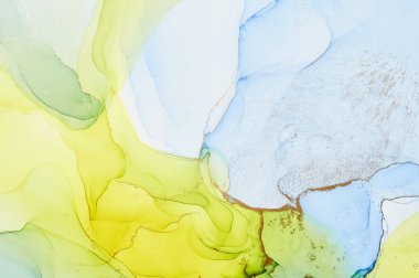  Soyut renkli arka plan, duvar kağıdı. Akrilik boyaların karıştırılması.