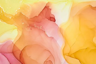  Soyut renkli arka plan, duvar kağıdı. Akrilik boyaların karıştırılması.