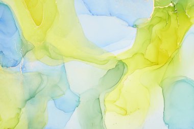  Soyut renkli arka plan, duvar kağıdı. Akrilik boyaların karıştırılması.