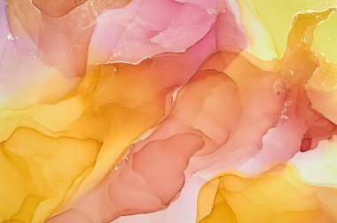  Soyut renkli arka plan, duvar kağıdı. Akrilik boyaların karıştırılması.