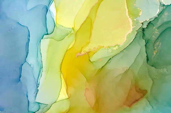 Fluid Art . Abstract colorful background, wallpaper. Mixing acry — Stock Photo, Image