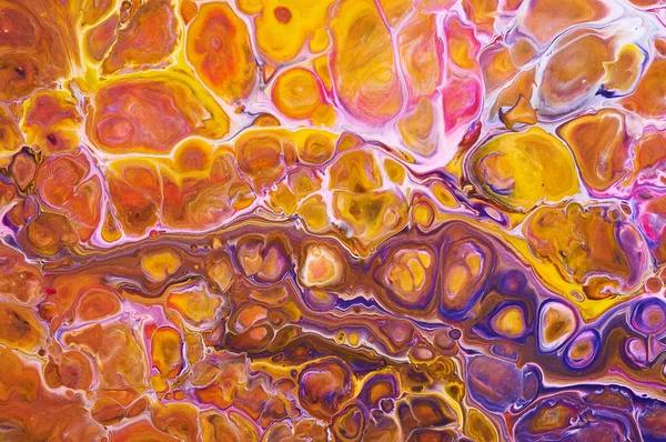 Fluid Art. Abstract colorful background, wallpaper. Mixing  pain — Stock Photo, Image