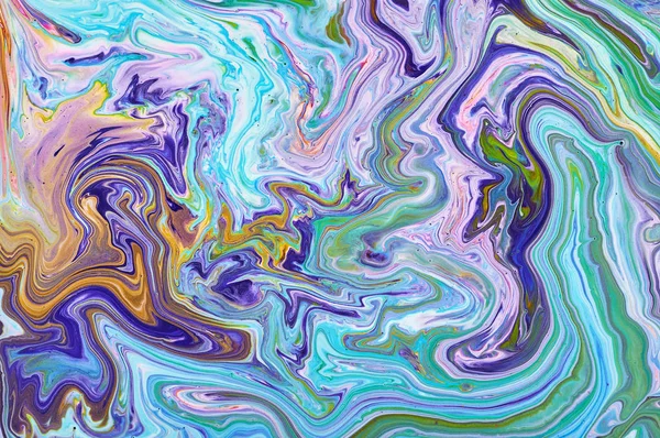 Arte fluido. Fondo colorido abstracto, fondo de pantalla. Mezcla de dolor — Foto de Stock