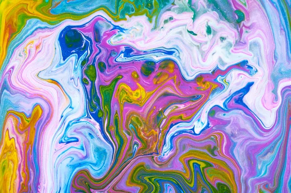 Arte fluido. Fondo colorido abstracto, fondo de pantalla. Mezcla de dolor —  Fotos de Stock