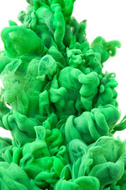 Suda mürekkep. Splash boya karıştırma. Çok renkli sıvı boya. Abst