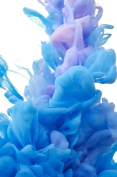 Ink in water. Splash paint mixing. Multicolored liquid dye. Abst — Stock Photo, Image