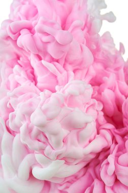 Suda mürekkep. Splash boya karıştırma. Çok renkli sıvı boya. Abst