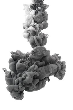 Suda mürekkep. Splash boya karıştırma. Çok renkli sıvı boya. Abst