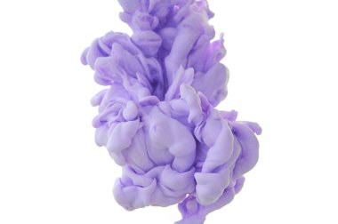 Suda mürekkep. Splash boya karıştırma. Çok renkli sıvı boya. Abst