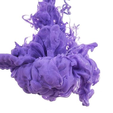 Suda mürekkep. Splash boya karıştırma. Çok renkli sıvı boya. Abst