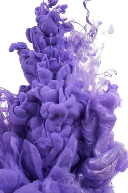 Suda mürekkep. Splash boya karıştırma. Çok renkli sıvı boya. Abst